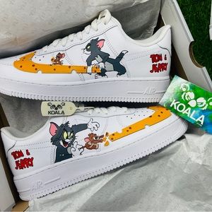 Nike Custom Air Force 1 Tom And Jerry 2 NWT